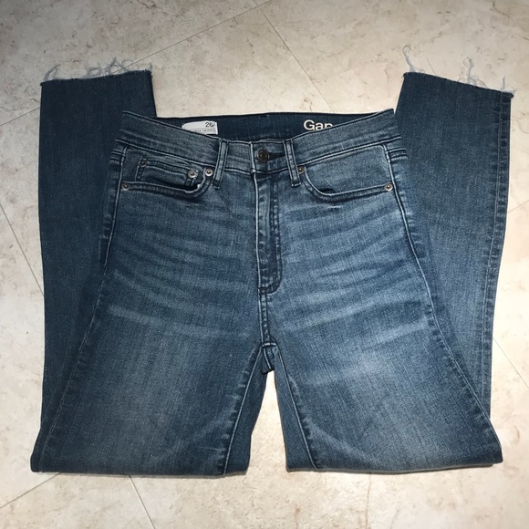 GAP Denim - GAP 1969 Distressed High Rise Skinny Jeans Sz 26r